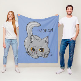 Cute Kitten, aangepaste naam en dekens voor kleure