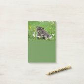 Cute Kitten Art Post-it® Notes (Op bureau)