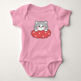 Cute Kitten Baby Meisje Rompertje – Schattige Kat Romper
