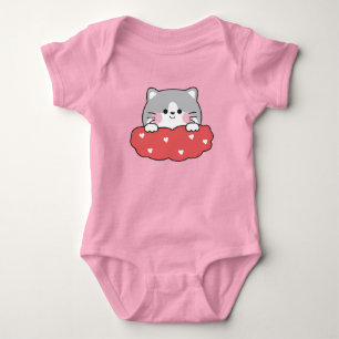 Cute Kitten Baby Meisje Rompertje – Schattige Kat  Romper