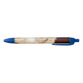 Cute kitten blauwe inkt pen (Bodem)
