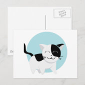 Cute Kitten Briefkaart (Voorkant / Achterkant)