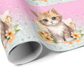 Cute kitten cadeaupapier (Rol Hoek)