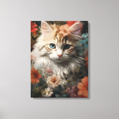 Cute kitten canvas afdruk (Voorkant)