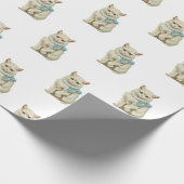  Cute Kitten Cat Cadeaupapier (Hoek)