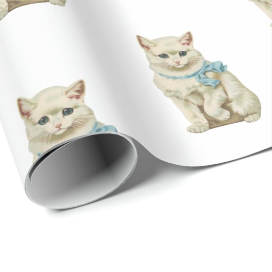  Cute Kitten Cat Cadeaupapier (Rol Hoek)