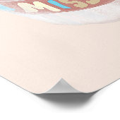 Cute Kitten Cupcake Poster (Hoek)