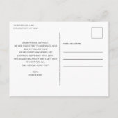 Cute Kitten Custom Cat Photo Hallo New Pet  Aankondigingskaart (Achterkant)