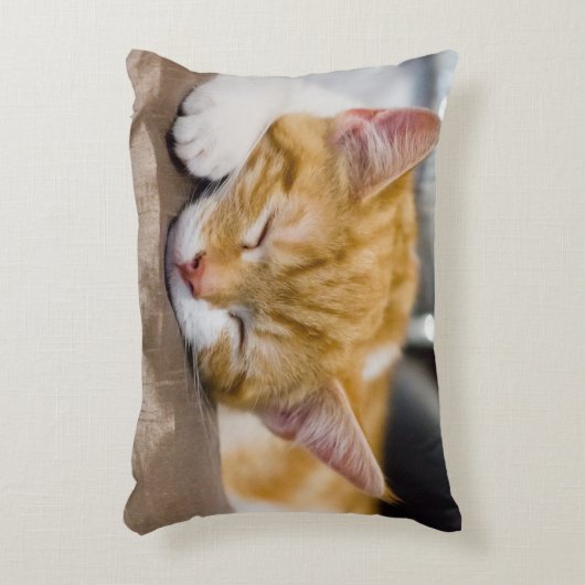 Cute Kitten Decoratief Kussen (Voorkant(Verticaal))