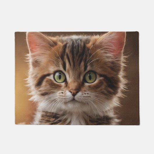 Cute Kitten Deurmat (Voorkant)