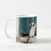 Cute Kitten die Mam's Til Funny Cat Foto achtervol Koffiemok (Links)