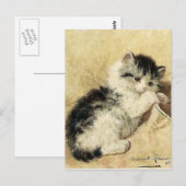 Cute Kitten door Ronner Briefkaart (Voorkant / Achterkant)