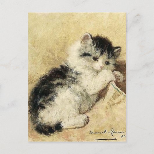 Cute Kitten door Ronner Briefkaart (Voorkant)