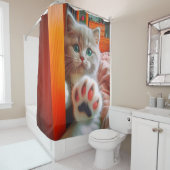 Cute Kitten Douchegordijn (In situ)