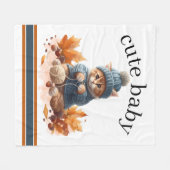 Cute Kitten Elegant Knittin' Kittens Baby Blanket Fleece Deken (Voorkant (Horizontaal))