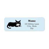 Cute Kitten Etiket (Voorkant)