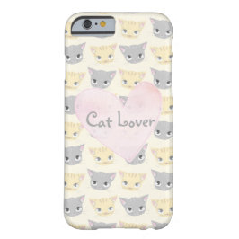 Cute Kitten Face Pattern iPhone 8/7 Hoesje