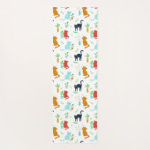 Cute Kitten Greenery Adventure Yogamat (Achterkant)