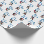 Cute Kitten Happy 4 juli cadeauverpakkings papier (Hoek)