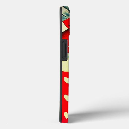 Cute Kitten Heart  Cat Retro Kat Case-Mate iPhone Case (Achterkant / Rechts)