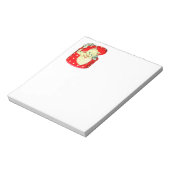 Cute Kitten Heart  Cat Retro Kat Notitieblok (Linkerzijde)