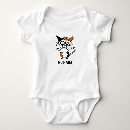 Cute kitten heeft een knuffel nodig romper (Voorkant)