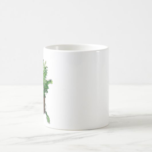 Cute Kitten in Catnip Pot Koffiemok (Center)