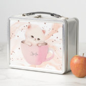 Cute Kitten in een Teacup (In situ)