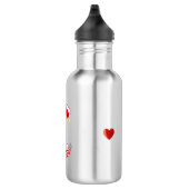 Cute Kitten in Red & White Hammock Waterfles (Rechts)