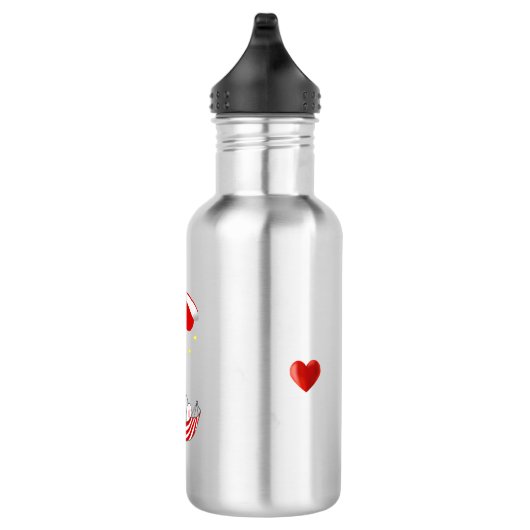 Cute Kitten in Red & White Hammock Waterfles (Rechts)