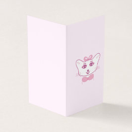 Cute kitten kaart