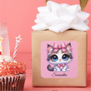 cute kitten kat Sticker