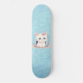 Cute Kitten Kawaii Persoonlijk Skateboard (Voorkant)
