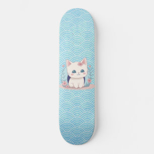 Cute Kitten Kawaii Persoonlijk Skateboard