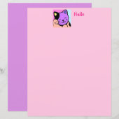 Cute Kitten kinderbanketbakkerswerk voor meisjes (Voorkant / Achterkant)