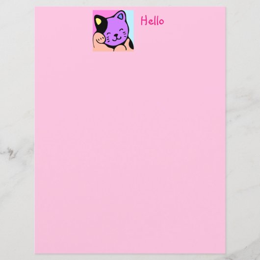 Cute Kitten kinderbanketbakkerswerk voor meisjes (Voorkant)