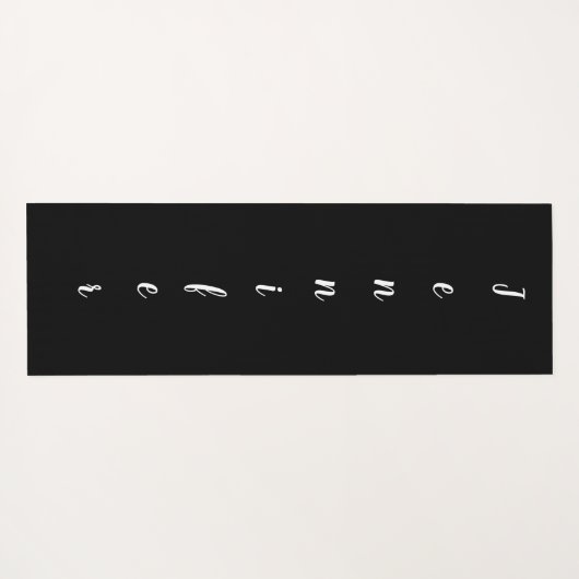 Cute Kitten Laughing Yogamat (Achterkant (horizontaal))