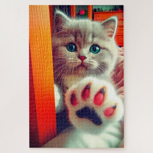 Cute Kitten Legpuzzel (Verticaal)