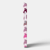 Cute kitten meisjespatroon Case-Mate iPhone case (Achterkant / Links)