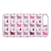 Cute kitten meisjespatroon Case-Mate iPhone case (Achterkant (Horizontaal))