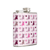 Cute kitten meisjespatroon heupfles (Rechts)