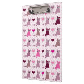 Cute kitten meisjespatroon klembord (Links)