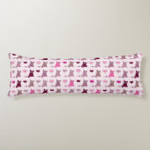 Cute kitten meisjespatroon lichaamskussen (Voorkant)