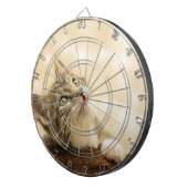 Cute Kitten met een uitgerekt paw Dartbord (Voorkant Rechts)
