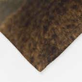 Cute Kitten met een uitgerekt paw Fleece Deken (Hoek)