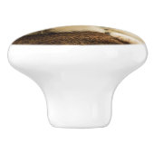 Cute Kitten met een uitgerekt paw Keramische Knop (Zijkant)