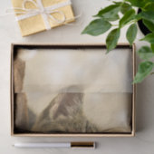 Cute Kitten met een uitgerekt paw Tissuepapier (Geschenk)