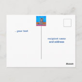 Cute kitten met grote ogen kinderen verjaardagspos briefkaart (Achterkant)