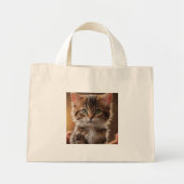 Cute Kitten Mini Tote Bag (Voorkant)