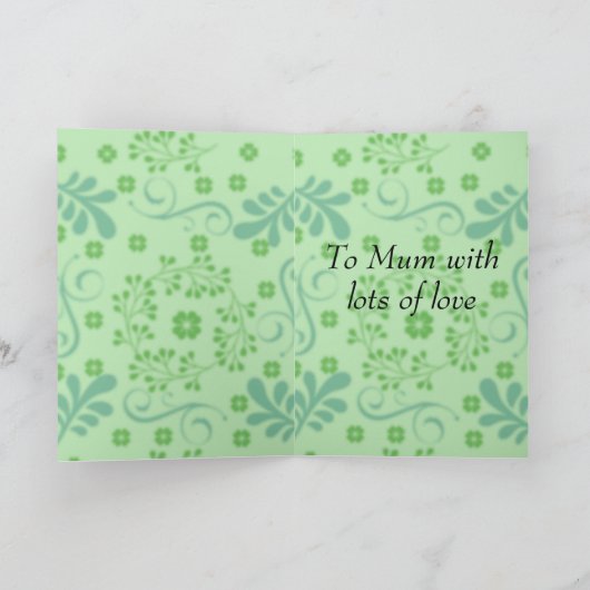 Cute Kitten Moederdag Kaart (Binnen)